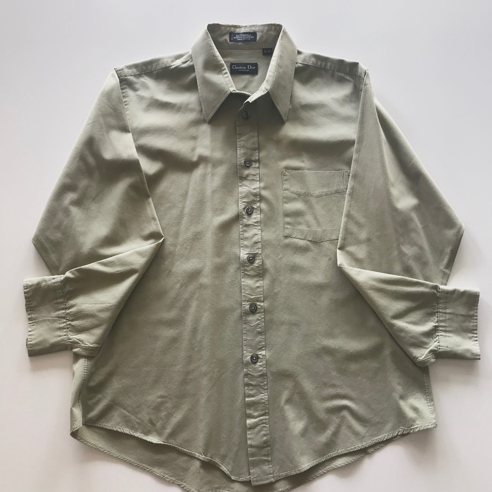 Christian Dior Long Sleeve Dress Shirt 16 - Picture 7 of 8